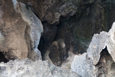 Petroglyphs inside of Cueva del Indio