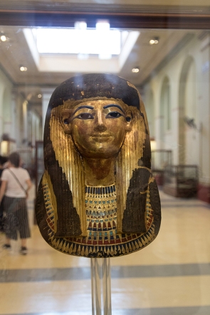 A burial mask