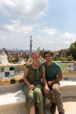 Me and Vince at Park Güell
