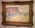 "Falaise et Porte d'Avol par gros temps" by Claude Monet